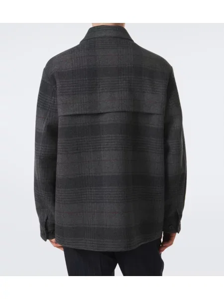 Вълнено яке Ralph Lauren Purple Label сиво