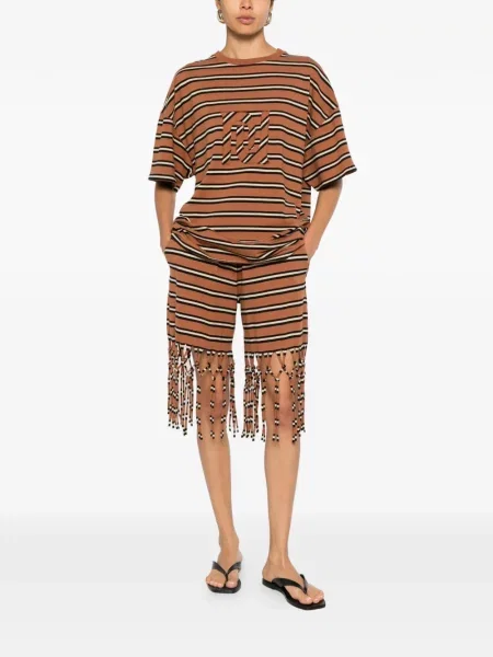 Tricou Nanushka cu dungi maro