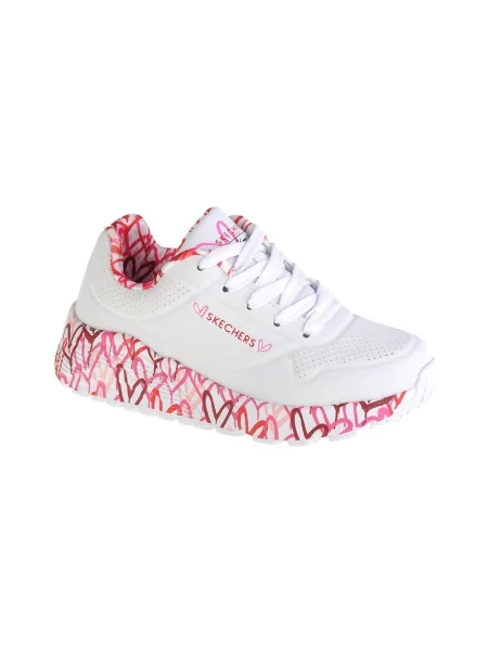 Pantofi copii Skechers alb