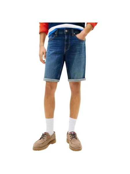 Džínsové šortky Tommy Hilfiger modrá