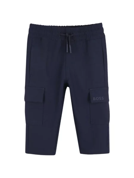 Spodnie cargo dziecięce Bosswear niebieskie