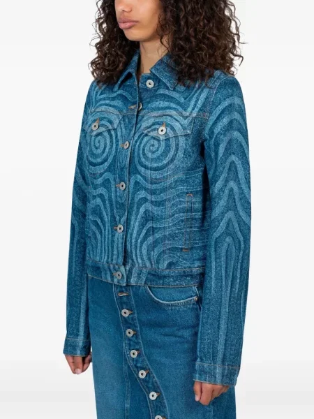 Geacă de blugi Jean Paul Gaultier albastru