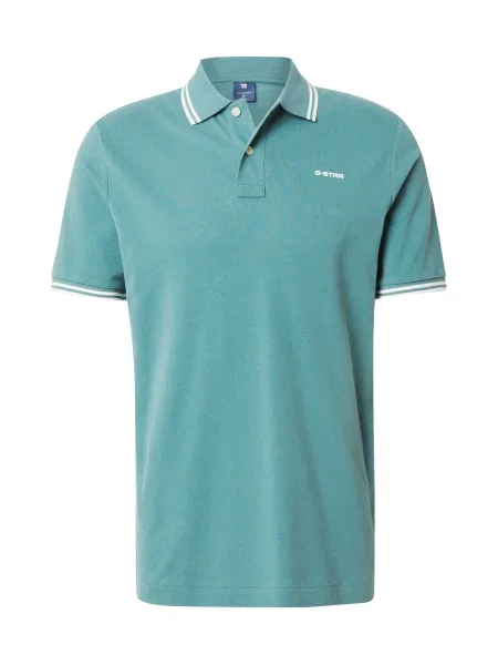 G-STAR Tricou cyan alb