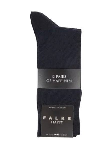 Skarpety w zestawie 2 szt. Falke granatowe