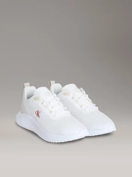 Calvin Klein férfi cipő Hike Runner Mix Mesh Bright White/Moonstruck/Tandoori Fényes Fehér/Moonstruck/Tandoori. Méret: 40 EU fehér