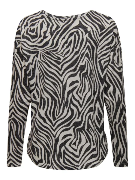 ONLY Tricou TURIS bej negru