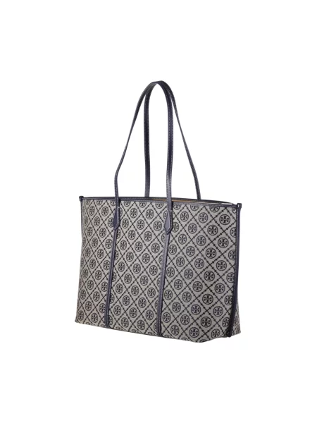 Shopperka Tory Burch beżowa