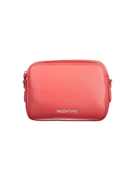 Lniana torebka crossbody Valentino Bags czerwona