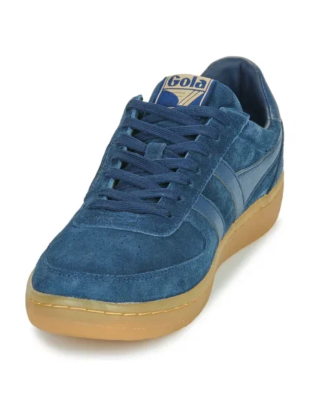 Pantofi Gola din piele de căprioară albastru