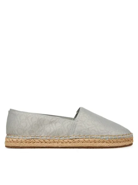 Calvin Klein Espadrilles Flat Espadrille Jacq szürke