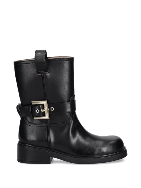 Botine Armani Exchange cu cataramă negru