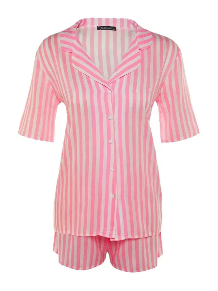 Pijamale dama Trendyol Woven roz