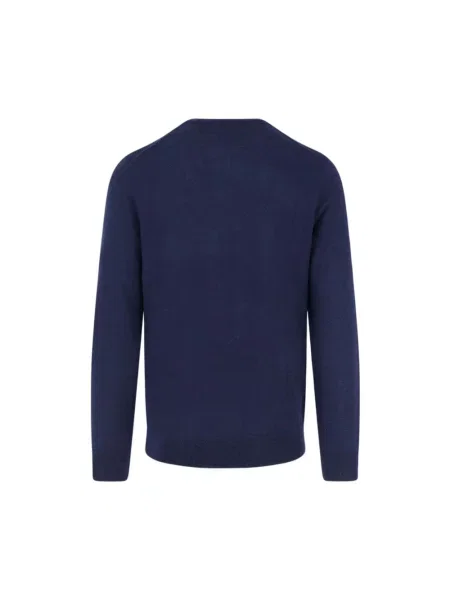 Sweter Polo Ralph Lauren wełniany niebieski