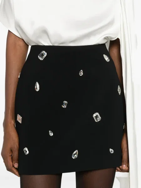 Fusta mini David Koma negru