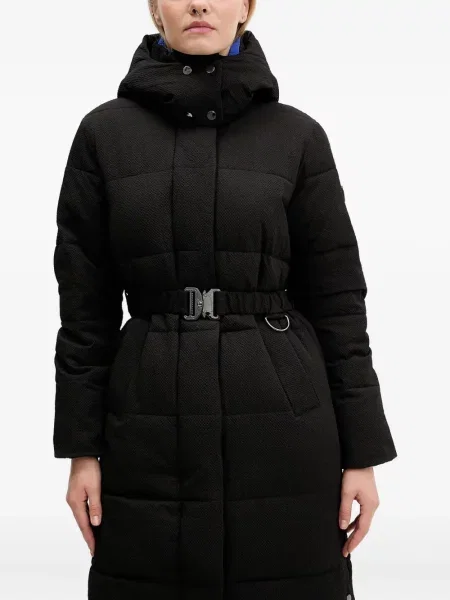 Palton Desigual cu glugă negru