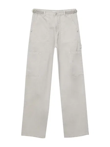 Pull&Bear Pantaloni gri