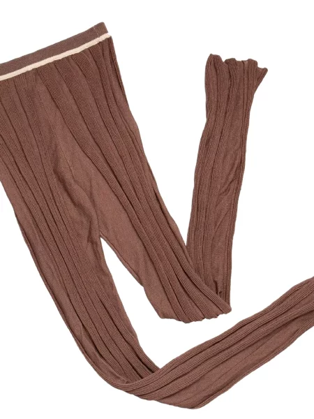 Pantaloni Isa Boulder plisate maro