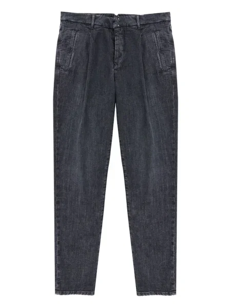 Плисирани дънки Incotex сиво