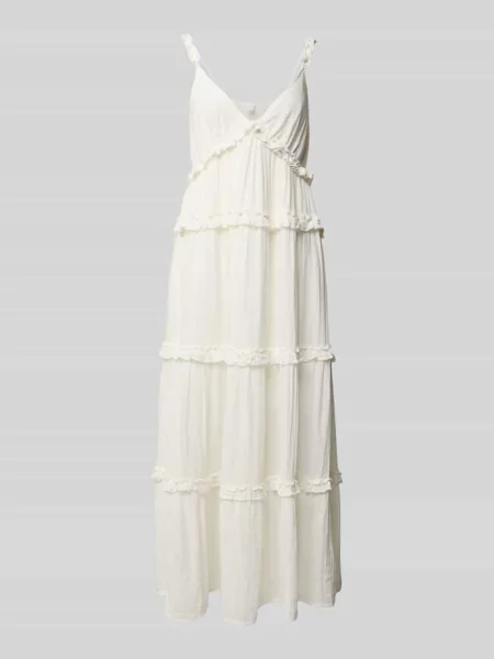 Sukienka midi z efektem stopniowania model ‘ANINA’ Y.a.s biała