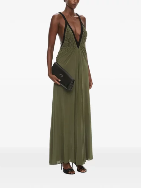Rochie maxi Christopher Esber verde