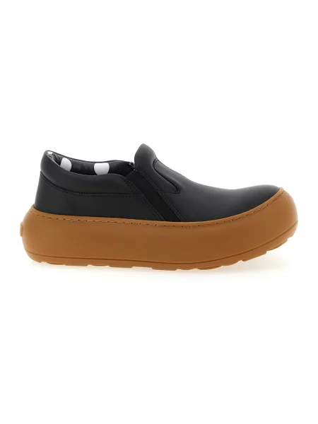 Sneakersy Moschino skórzane czarne