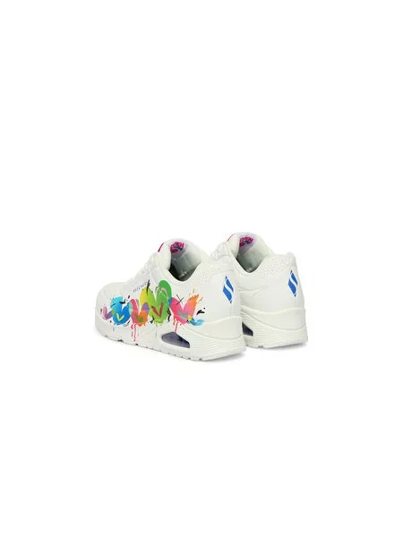 Sneakersy Skechers Jason Naylor: Uno Open Your Heart biela