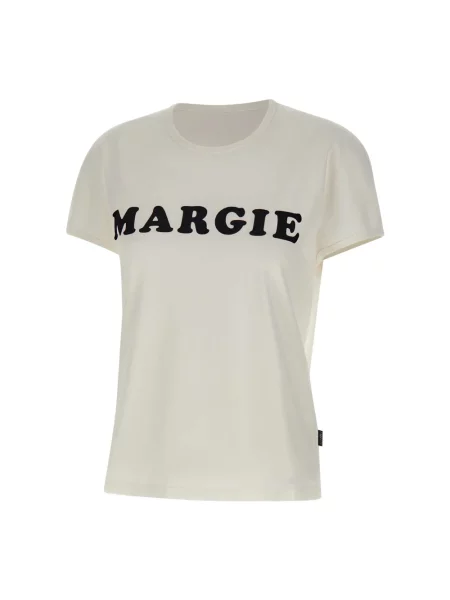 Koszulka Mm6 Maison Margiela z logo biała