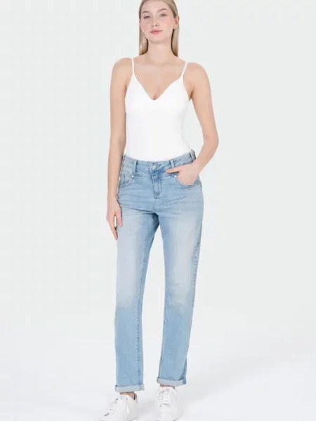M.O.D MIRACLE OF DENIM Jeans deschis albastru