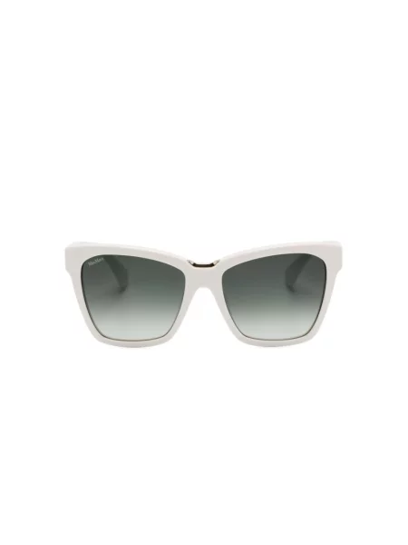 Okulary przeciwsłoneczne Max Mara białe