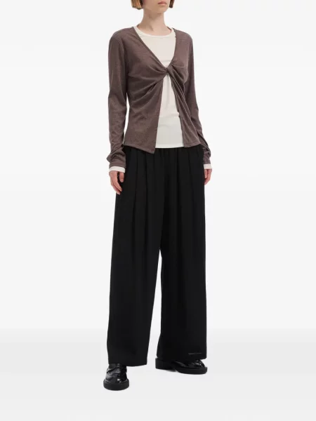 Pantaloni palazzo Tout A Coup negru