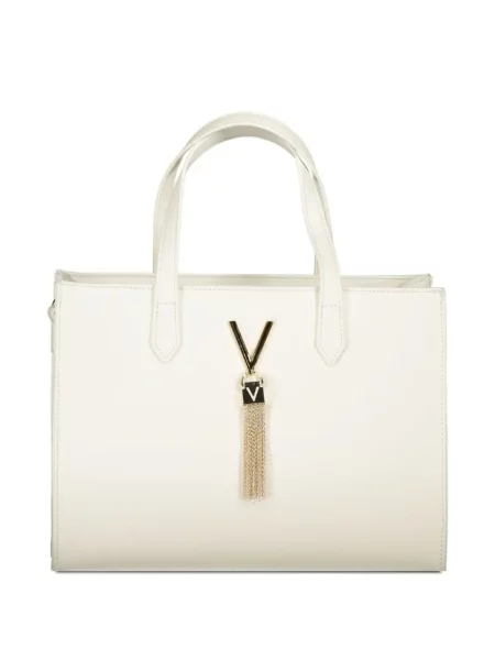 Geantă shopper Mario Valentino alb