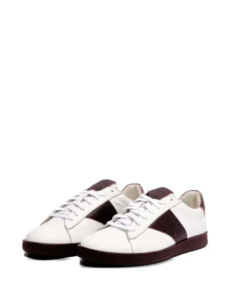 Sneakerși Rhude din piele de căprioară alb