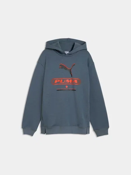 Дитяче Худі PUMA Street Hoodie комбінований верх синій