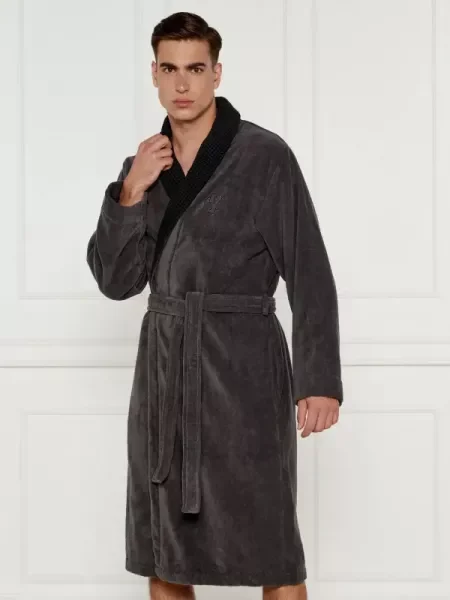 BOSS BLACK Halat negru