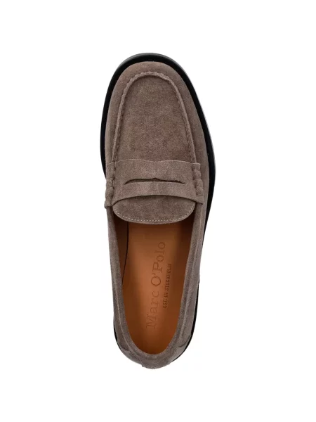 Pantofi loafer Marc O'polo din piele de căprioară maro