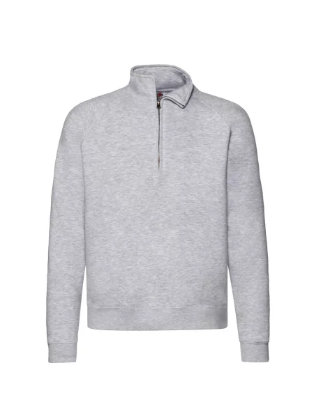 Bluza Premium Z Zamkiem Błyskawicznym szara