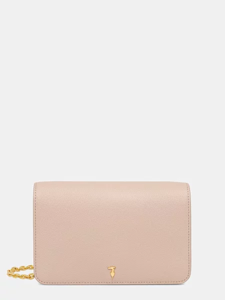Trussardi Kožená kabelka béžová