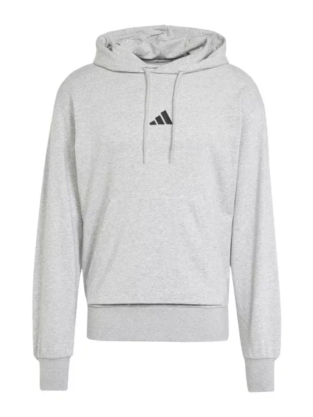 ADIDAS SPORTSWEAR Hanorac sport Essentials Feelcozy gri negru