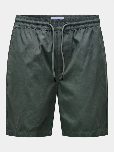 Only & Sons šortky Tel Regular Fit sivá