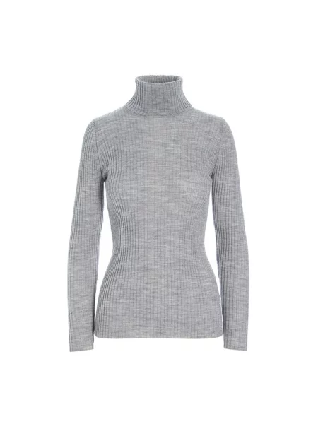 Sweter z golfem Bitte Kai Rand wełniany szary