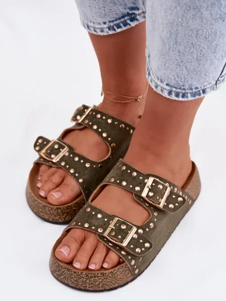 Pantofle Boto zelené