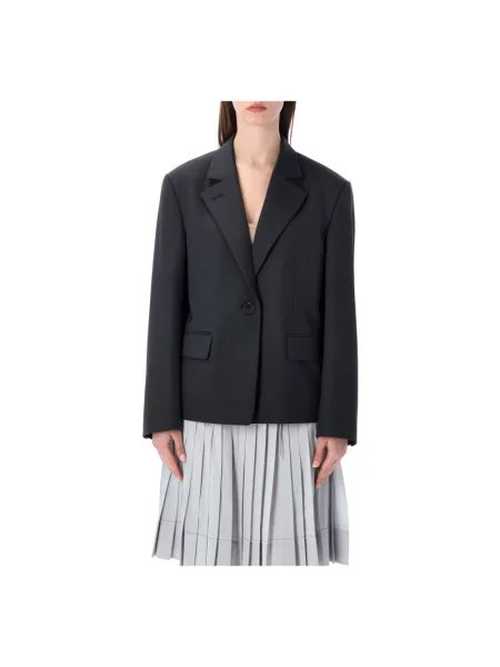 Marynarka Low Classic wełniana klasyczna czarna