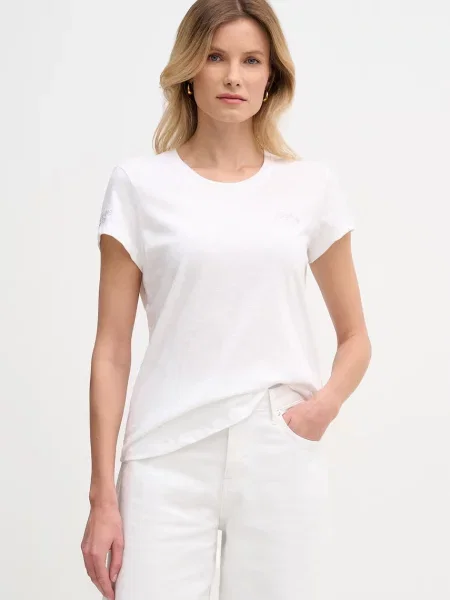 Mos Mosh tricou pentru femei din Safina alb