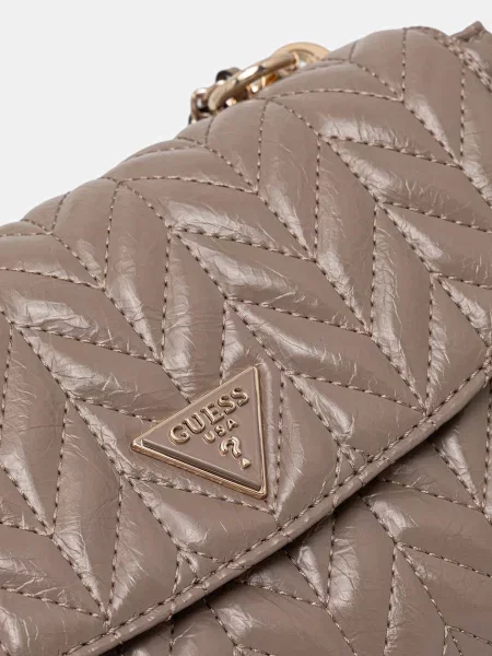Кожаная сумка-багет Guess