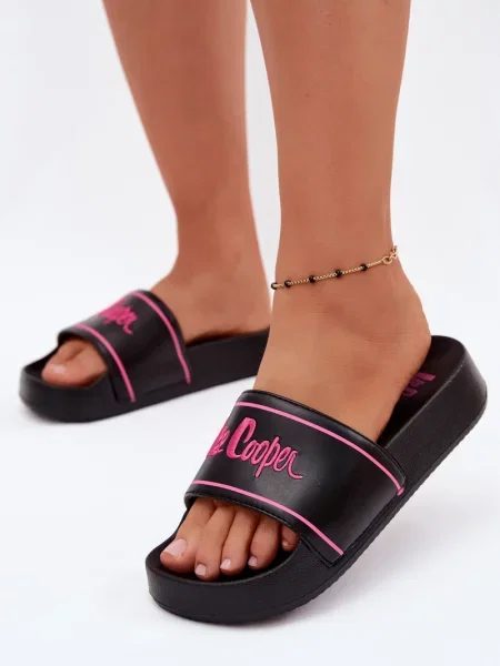 Sandale Lee Cooper cu platformă negru