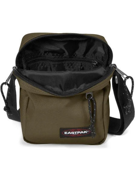 EASTPAK Taška cez rameno The One olivová / červená / čierna / biela zelená