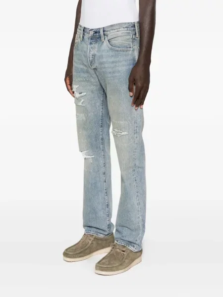 Blugi Levi's® cu 5 buzunare zdrențuiți albastru