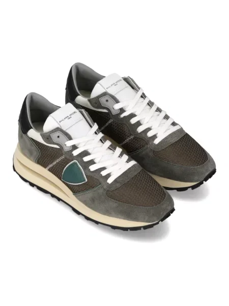 Buty do biegania Philippe Model skórzane do biegania zielone