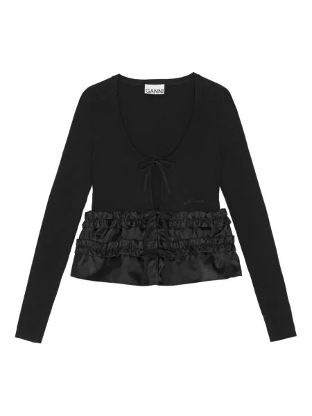 Bluză Ganni negru