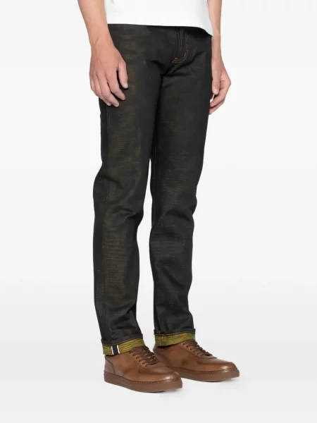 Blugi Naked And Famous albastru